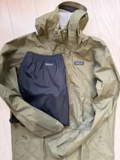 パタゴニア メンズ トレントシェル3L レインジャケット（M）&パンツ（S）