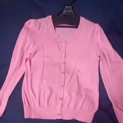 Aveniretoile ビジューカーディガン　PK