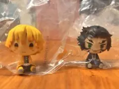 一番くじ 鬼滅の刃 D賞 ちょこのっこフィギュア 我妻善逸・獪岳 2種セット