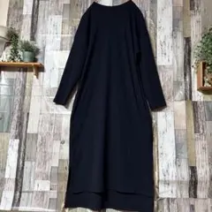 ロペピクニック＊カットソーロングワンピース　ネイビー