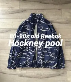 【名作/総柄】80s-90s リーボック Hockney pool ジャケットのサムネイル