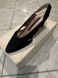 美品✨BOUTIQUEOSAKI ブティックオーサキ23.5cmヒールパンプス黒