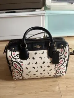 COACH 花柄 ショルダーバッグ