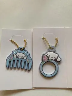 サンリオ ぷちコーム ぷちリング ラバーキーホルダー シナモロール