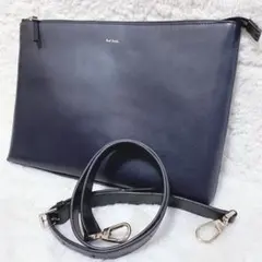 美品　Paul Smith クラッチバッグ ショルダーバック　マルチストライプ