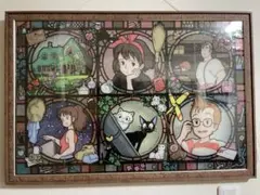 ジブリ 魔女の宅急便 ポスター パズル 1000ピース ジブリがいっぱい 額