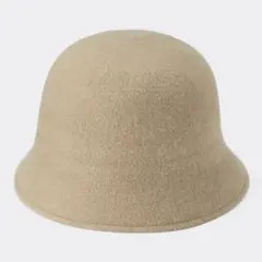 GUウールブレンドハット　ベージュ　アジャスター付き　新品未使用