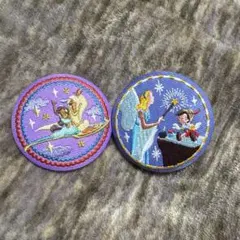 ディズニー 刺繍缶バッチ