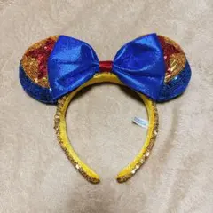 ディズニー ミッキー型カチューシャ ピクサー　スパンコール