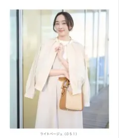 アンタイトル【軽羽織／洗える】タフタノーカラーブルゾンのサムネイル