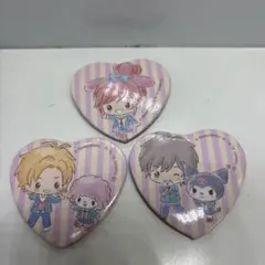 HoneyWorks サンリオ コラボ ハート缶バッジのサムネイル