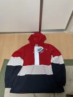 Hollister Khalid ダウンジャケット Mサイズ 黒/赤 美品 - メルカリ