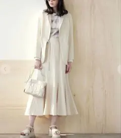 COCO DEAL 麻混マーメイドスカート