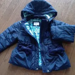 GREEN LABEL RELAXING ネイビーコート 125　花柄