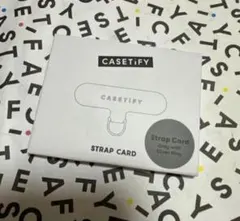CASETiFY ストラップカード　Silver Ring