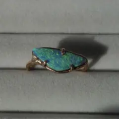MONAKA jewellery K18YG クリスタルブラックオパールリング - メルカリ