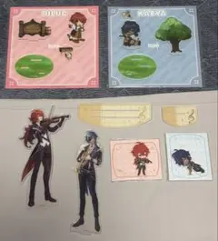 原神 アクリルスタンド ディルック ガイア　6点セット