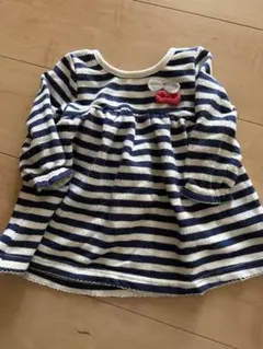ストライプ柄ワンピース 80cm