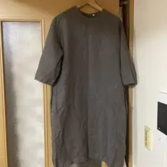 無印良品 ひざ丈ワンピース