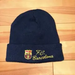 FC Barcelona ニット帽 ネイビー