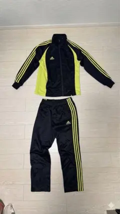 【希少】00s adidas 上下セットアップ Y2K ネオン イエロー