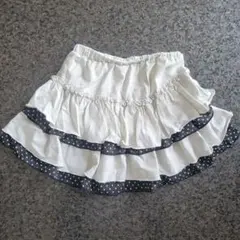 フリルドット柄スカート 130cm