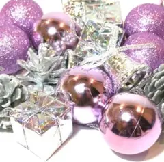 オシャレ かわいい クリスマス ツリー リース 用 オーナメント20個セット