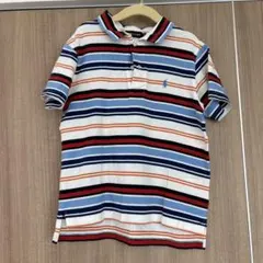 【ラルフローレン】ストライプ　ポロシャツ 120 キッズ 子供服