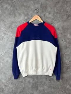 ヴィンテージ 90s MIKI HOUSE トリコロール 切り替え スウェットのサムネイル