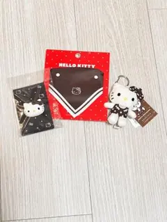 新品◇ローリーズファーム Me% キティ 赤チェック セット 完売品 カラビナ 新品◇ローリーズファーム Me% キティ 赤チェック セット 完売品