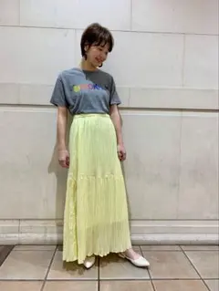 新品未使用★ガリャルダガランテ ワッシャーティアードスカート 定価17,600円