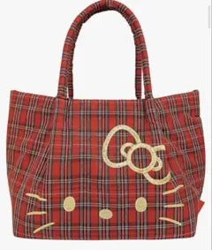 新品　ROOTOTE ハローキティ チェック柄バッグ