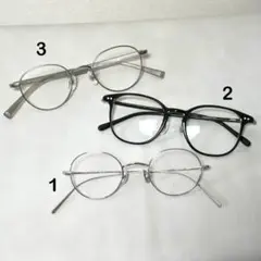 k*o様 【美品】JINS メガネ3本セット／オールチタン他 JINS
