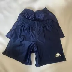 120cm サッカー用adidas ネイビー ハーフパンツ
