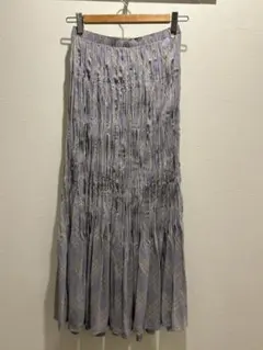 INES DE LA FRESSANGE プリーツロングスカート