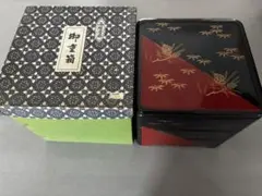 三段重箱 松？雲 金蒔絵 お弁当 キッチン 年代物 箱付き - メルカリ