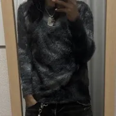 シャギーニット　メンズ