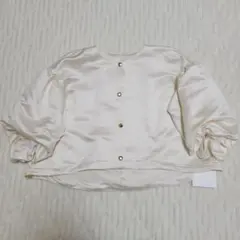 maison de Dolce. ドルチェ オーガンジーブルゾン ホワイト - メルカリ