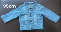 【美品】BREEZE デニムジャケット ライトブルー 95cm