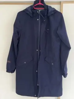 【韓国】値下げ　春コート♪ 紺色 ナイロンコート 美品