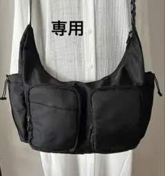 illuminite /ショルダーバッグ ナイロン 黒 dad-way - メルカリ