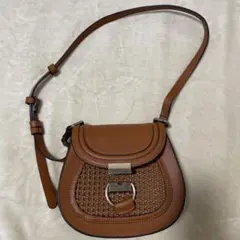 ZARA ショルダーバッグ ブラウンのサムネイル