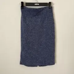美品　AZUL by moussy　ニットスカート　タイト　ブルー