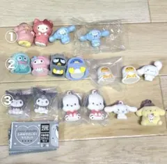 サンリオ ミニフィギュア フロッキー フロッキーキーホルダー 17点セット