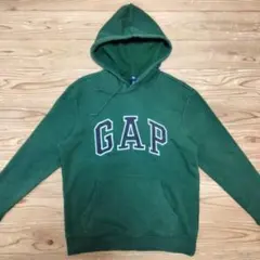 OLD GAP 紺タグ グリーン パーカー 裏起毛 XSサイズ