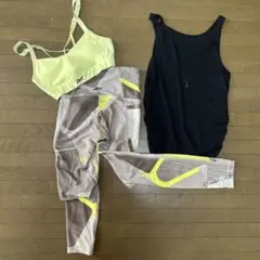NIKE Reebok ヨガウェアセット XS S
