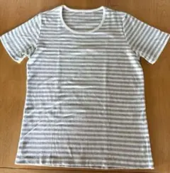 トップバリュー ストライプ 半袖レディースTシャツ LLサイズのサムネイル