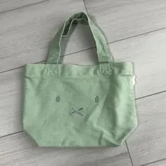 ミッフィー ミニトートバッグ グリーン