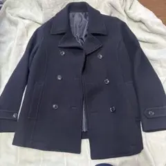 East Boy 黒いピーコート ウール素材