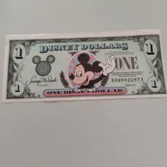 Disney Dollars ディズニーダラーズ ディズニーダラー Disney Dollar 1ドル【1990年製】 - メルカリ